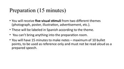 IB Spanish Ab Initio Oral Assessment Guide | PDF