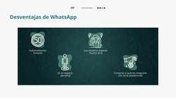 Desventajas de WhatsApp 
09
Automatización
limitada
Es un espacio 
personal
Los usuarios esperan
mucho de ti
Compras si quier