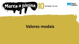 Valores modais
