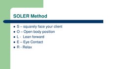 Soler Method Essential Counseling Skills Overview | PDF | Psychotherapy | Nonverbal ...
