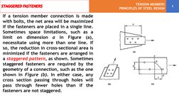 Staggered Fasteners in Steel Design | PDF | Screw | Angle