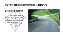 Types and Elements of Horizontal Curves | PDF | Curvature | Circle