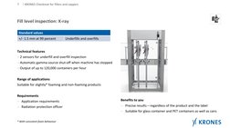 Krones Checkmate Krones Checkmat: Fill Level & Cap Inspection | PDF | Gamma Ray | Sensor
