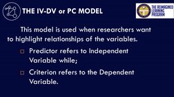 IV-DV and IPO Model Frameworks Explained | PDF | Dependent And ...