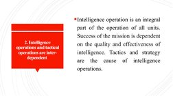 Basic Principles of Intelligence Operations | PDF | Intelligence ...