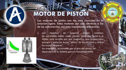 Los motores de pistón son los más comunes en la
aviación ligera. Estos motores son casi idénticos a los
de los automóviles, c