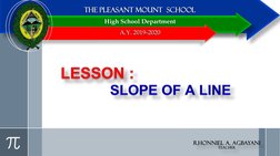 The pleasant mount  school
High School Department
A.Y. 2019-2020
RHONNIEL a. aGBAYANI
teacher
