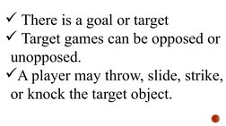 Examples of Target Games in PE | PDF | Leisure | Ball Games