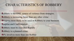 Example Of Robbery Bank Robbery Prevention Strategies | PDF | Robbery | Bank Robbery