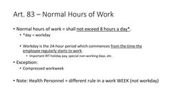 Employment Conditions and Working Hours | PDF | Overtime | Working Time