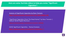 significant cigarettes annotations Analysis of 