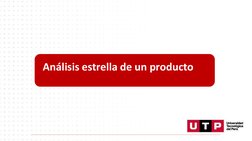 Análisis estrella de un producto 
