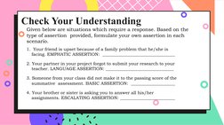 Types of Assertions Explained | PDF | Human Communication | Psychology