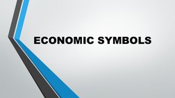 Simple Economic Sign Economic Symbols and Their Meanings | PDF | Economics | Symbols