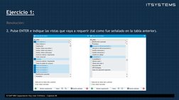 Ejercicio 1:
Resolución:
2. Pulse ENTER e indique las vistas que vaya a requerir (tal como fue señalado en la tabla anterior)