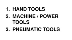 Classification of Tools and Equipment | PDF | Technology & Engineering