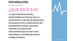 G U Í A  D E  P R I M E R O S
A U X I L I O S  |  2 0 2 0
Introducción
¿QUE ES P-S-E?
 Lo que llamamos salud y
enfermedad son