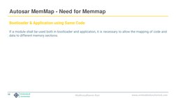 Autosar Memory Mapping Overview | PDF | Programming | Computer Program
