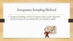 Understanding Acceptance Sampling Risks | PDF | Sampling (Statistics ...