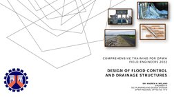 DPWH Flood Control Design Training 2022 | PDF | Levee | Drainage Basin