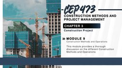 Construction Methods and Project Management | PDF | Concrete | Masonry