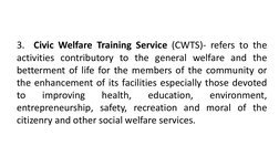 Outreach Program Cwts Understanding NSTP-CWTS Program | PDF | Volunteering | Sustainability