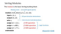 Verilog Module Structure and Basics | PDF | Hardware Description ...