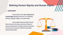 ●
HUMAN RIGHTS
- Human rights are the rights inherent to all 
human beings, regardless of the race, sex, nationality, 
ethnic