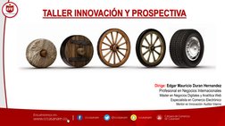 TALLER INNOVACIÓN Y PROSPECTIVA
Dirige: Edgar Mauricio Duran Hernandez
Profesional en Negocios Internacionales
Máster en Nego