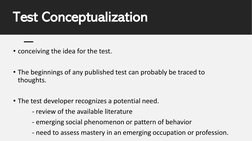 Psychological Test Development Process | PDF | Validity (Statistics ...