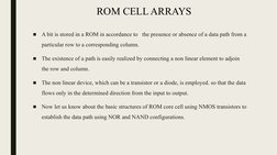 Low Power ROM and RAM Technologies | PDF | Random Access Memory | Read ...