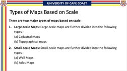 Types of Maps Based on Scale
There are two major types of maps based on scale:
1. Large-scale Maps: Large-scale maps are furt