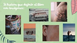 Si tuviera que definir el libro 
con imágenes:
