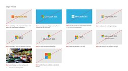 Microsoft 365 trademark guidelines
7
Logo misuse
Don’t use the logo in an unapproved color or add 
effects like drop shadows