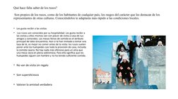 Qué hace falta saber de los rusos?
 Son propios de los rusos, como de los habitantes de cualquier país, los rasgos del caráct