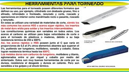 HERRAMIENTAS PARA TORNEADO 
Las herramientas para el torneado poseen diferentes formatos que
definen su uso, por ejemplo, cil