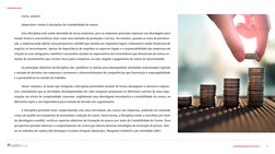 3
CONTABILIDADE DE CUSTOS
APRESENTAÇÃO
Caros, alunos!
Sejam bem-vindos à disciplina de Contabilidade de custos.
Esta discipli