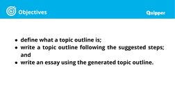 Writing a Topic Outline Guide | PDF | Essays | Communication
