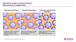9
Cosmetic water-in-oil emulsions
Mechanisms of stabilization
July 2020 | Evonik emulsion emusifiers & emollients_distributor