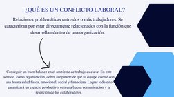 Relaciones problemáticas entre dos o más trabajadores. Se 
caracterizan por estar directamente relacionados con la función qu