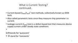 Idds Simple Testing Quide IDDQ Testing for CMOS Fault Detection | PDF