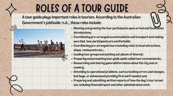 Tour Guide Roles Image Background Tour Guide Roles and Responsibilities | PDF | Tourism