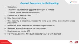 Bullheading Procedure and Calculations | PDF | Pressure | Casing (Borehole)