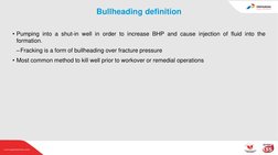 Bullheading Procedure and Calculations | PDF | Pressure | Casing (Borehole)