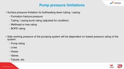 Bullheading Procedure and Calculations | PDF | Pressure | Casing (Borehole)