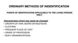 Forensic Techniques in Personal Identification | PDF | Fingerprint | Hand