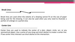 Line Types and Weights in Drafting | PDF | Drawing | Curve