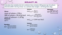 Concentration Calculations and Examples | PDF | Parts Per Notation ...