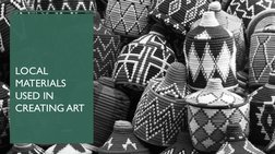 Local Art Materials in Philippine Arts | PDF | Home & Garden