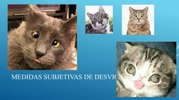 MEDIDAS SUBJETIVAS DE DESVIO
